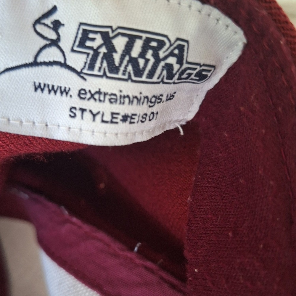 Extra Innings Red Baseball‎ Embroidered cap - Picture 9 of 9